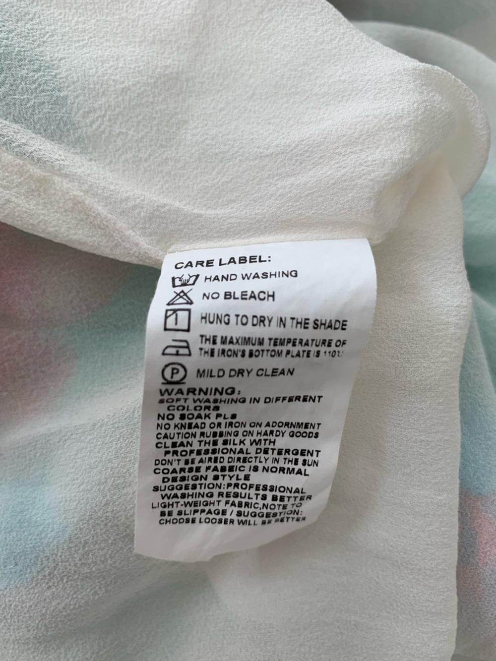 EP Multicolor Beaded Floral Sleeveless Silk Midi Dress Round Neck Size S - Picture 10 of 10